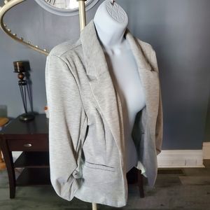 Grey Candies Lightweight Blazer with lace accents. Size Large